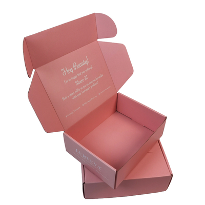 Wässrige Beschichtung Flip Cosmetic Packaging Paper Boxs pdf AI rosa Papp