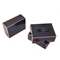Stellen-kosmetische UVGeschenkbox, die 2mm schwarze Goldpapier-Kästen verpackt