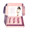 Wässrige Beschichtung Flip Cosmetic Packaging Paper Boxs pdf AI rosa Papp