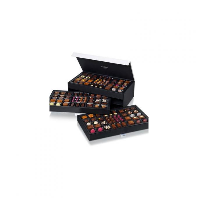 Weihnachtsschokolade das 2 Schicht-Buch formte die Geschenkboxen, die EVA Insert verpacken 1