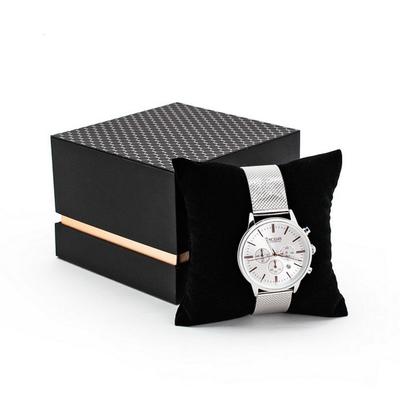 Kleiner Pappuhr-Kasten, Luxusgeschenk-Papier packt kundengebundenes Logo ein