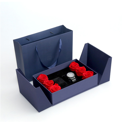 Kasten-metallische Laminierung ODM Logo Magnetic Packaging Cardboard Watch