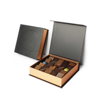 kaufen Goldfolien-Geschenkboxen CCNB-Schokoladen-Geschenkbox-Verpackenf-Flöte online manufacture