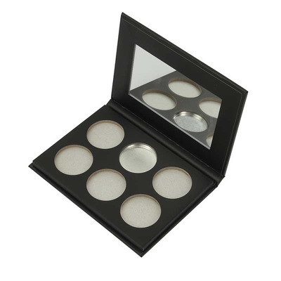 kaufen 2.5mm leere Farbleere Lidschatten-Kästen der Lidschatten-Paletten-6 online manufacture