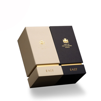 kaufen Parfümflasche-Goldfolien-Geschenkboxen Matt Coated Pancific Pantone online manufacture
