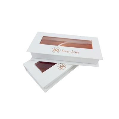 kaufen Druck-Fälschungs-Wimper-Behälter 3D 4C Eco-Papier-Kasten 100% mit PVC-Fenster online manufacture