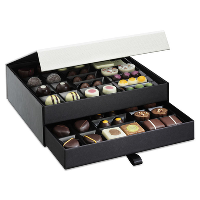 Weihnachtsschokolade das 2 Schicht-Buch formte die Geschenkboxen, die EVA Insert verpacken