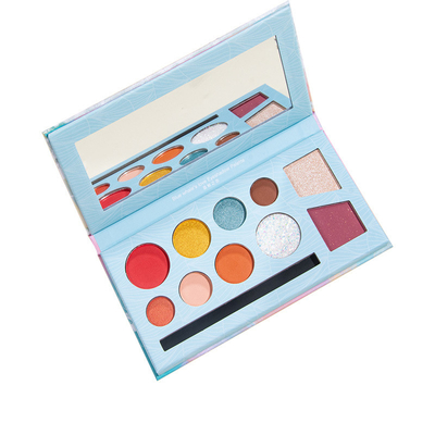 Blaue leere magnetische Lidschatten-Palette