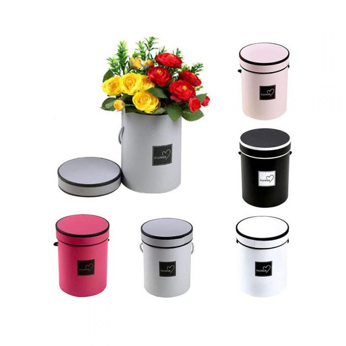 Runde K runzelte Floristen Rose Boxes 250mmX250mm Pantone 0