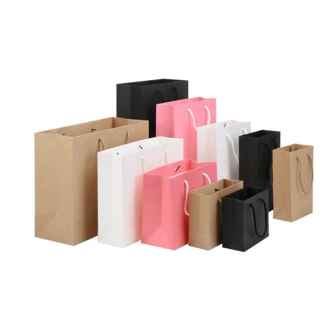 Das Einkaufsfarbige Kleiderverpacken des Geschenkpapier-100g sackt Flexo-Drucken ein 1