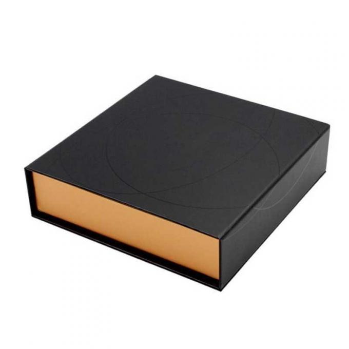 Goldfolien-Geschenkboxen CCNB-Schokoladen-Geschenkbox-Verpackenf-Flöte 1