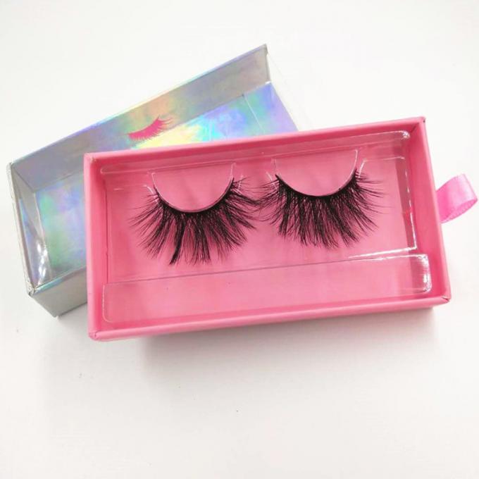Ganz eigenhändig geschriebes Papier Flip Top Eyelash Magnetic Box mit Band-Griff 0