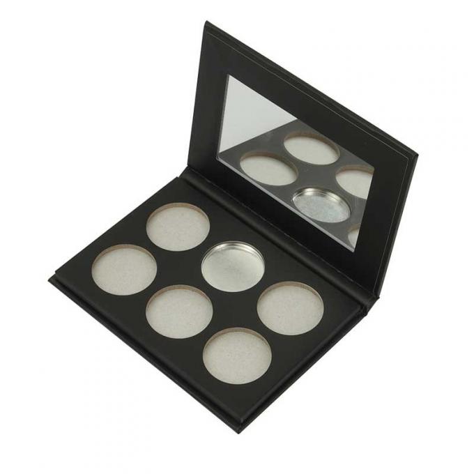 2.5mm leere Farbleere Lidschatten-Kästen der Lidschatten-Paletten-6 0
