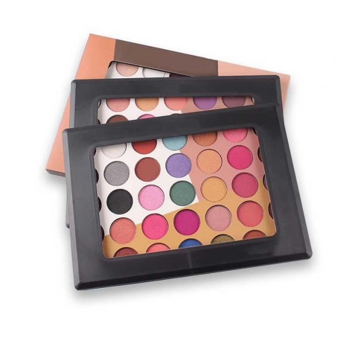 Leere Lidschatten-Palette Pantone mit Spiegel-Seidendruck 0