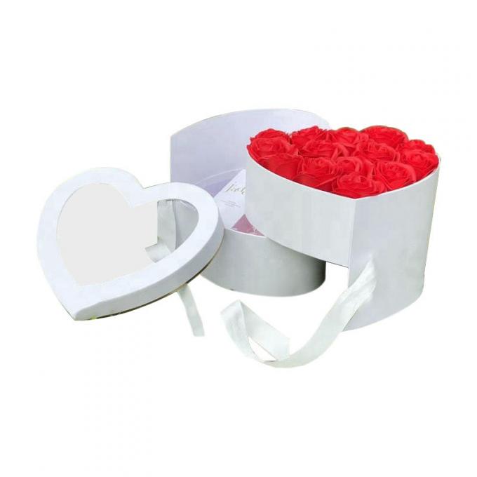 Herz-geformter Geschenk-Florist Rose Boxes Durchmessers 310mm 100mm bis 300mm 1