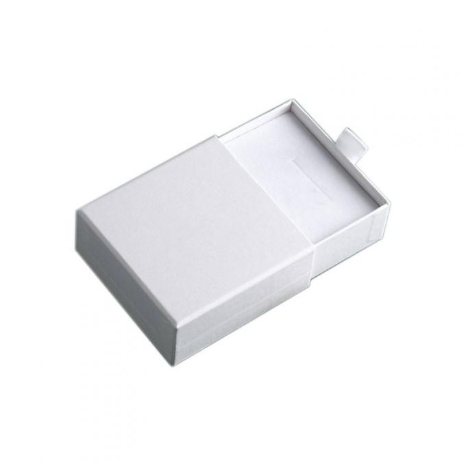 Gleitende Fach-Geschenkboxen Gray Pink Velvet Magnetic Jewelry-Kasten-2mm 2