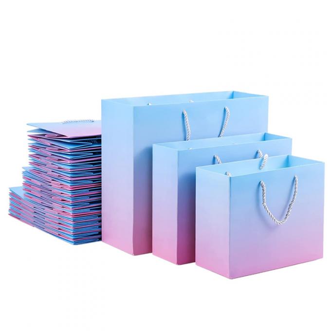 Hologramm-Effekt-Drucksache-Fördermaschinen-Taschen mit Band-Griff Pantone 2