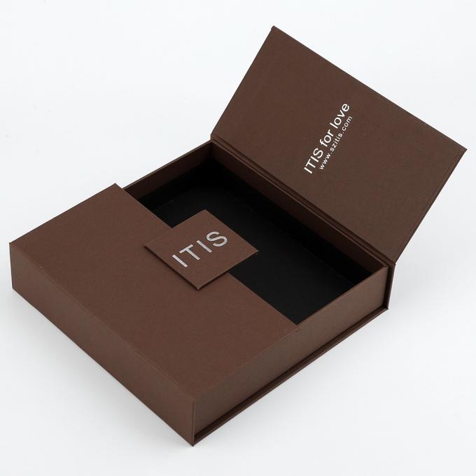 Kasten 157g C2s Flip Top Magnetic Jewelry Packaging heißer stempelnder SGS 1