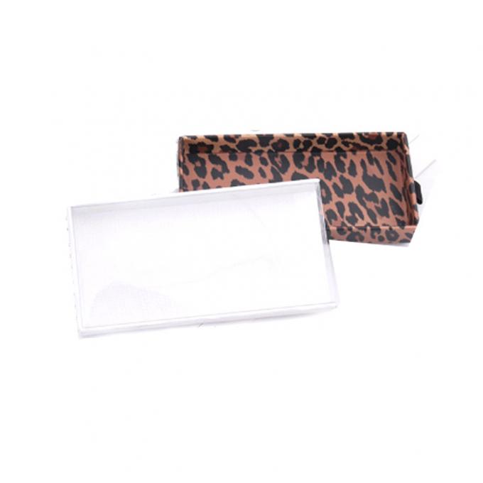 magnetisches Kasten HAUSTIER der Wimper-300dpi transparente Leopard-Fenster-Geschenkboxen 2