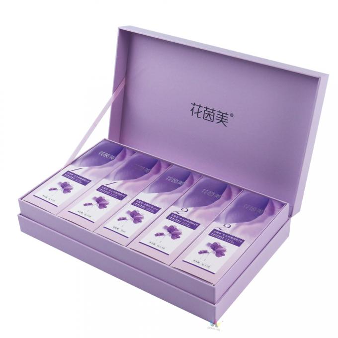 Oligopeptide-Hautpflege-kosmetische Geschenkbox, die Pantone-Farbe verpackt 1