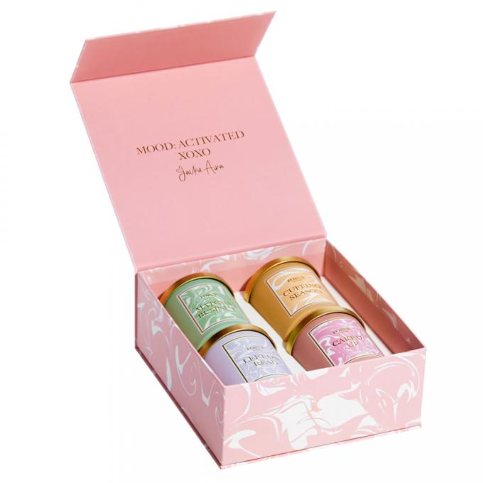 CMYK, die gerochen werden, leuchten die kosmetische UV Geschenkbox-Verpackenstelle durch 1