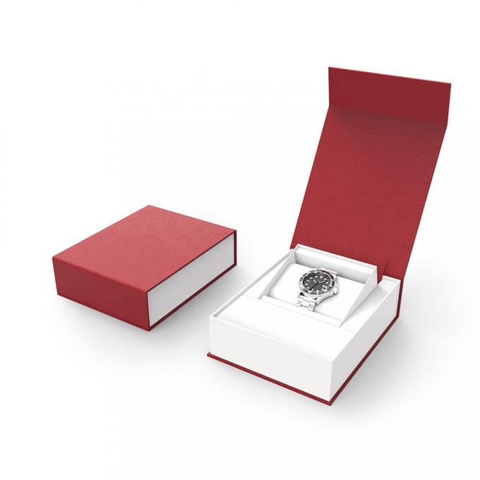Magnetische Schließungs-runzelten steife Pappuhr-Geschenkboxen A3 A9 CCNB 250gsm 2
