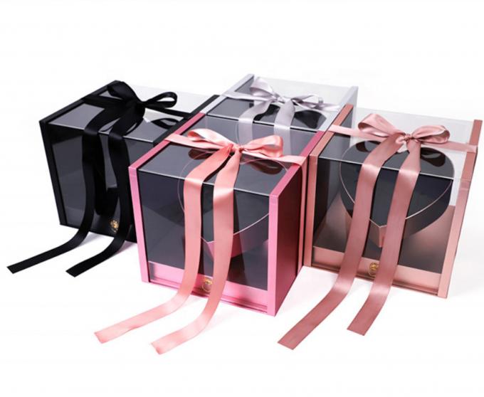 1mm 2mm 3mm Fenster-Pappblumen-Kästen, die 30x20x10cm verpacken 0