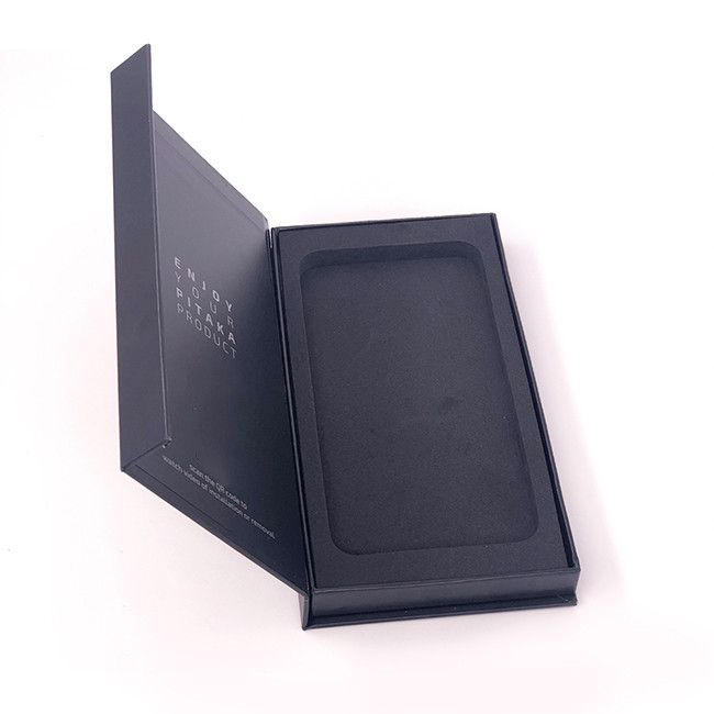 Verpackenkasten-schwarze Geschenkbox magnetisches 0.3kg SGS G7 FSC Smartphone 1