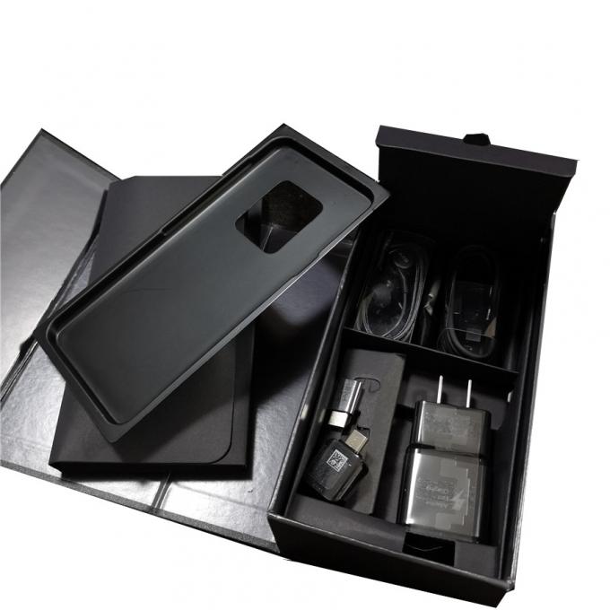 Verpackenkasten EVA Insert Smartphones CMYK 4 schwarzer magnetischer Schließungs-6 0